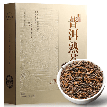 七春普洱熟茶250g 糯香 独立袋泡散茶云南特产古树茶叶教师中秋节礼物