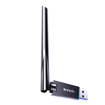 Tenda腾达USB无线网卡 智能免驱AC650 双频5G 主机笔记本WiFi接收器 无线WiFi发射器 外置高增益天线