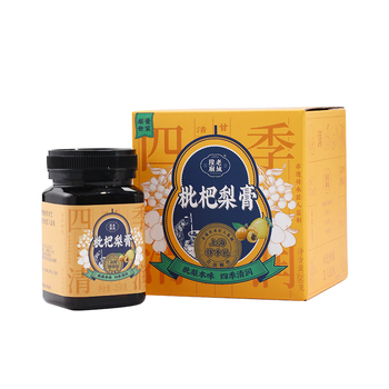 豫园老城隍庙250g枇杷梨膏礼盒 上海伴手礼 无添加剂天然冲泡即食饮品