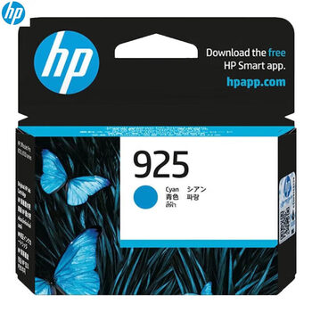 惠普（HP）925原装青色墨盒(4K0V6PA) 适用HP OfficeJet Pro 8120 All-in-One Printer 约400页