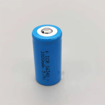  熙久阳 ICR16340强光电筒激光绿/红外线售楼笔 3.7V 充电锂电池蓝色1000容量（10个）