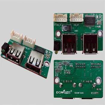 凯元达 工业级USB2.0 HUB模块电脑外接扩展模块无需外接电源IIO-USBHUB4 USB typeA 单层2口+PH2.0（2个）