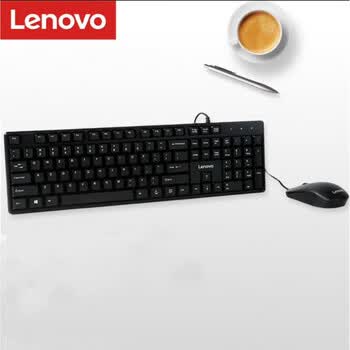 联想（Lenovo）MK11有线键鼠套装 键盘  办公鼠标键盘套装 商务电脑键盘笔记本键盘