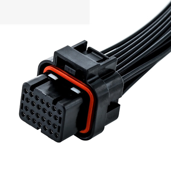 正鑫远 电气汽车线束接插件amp连接器 母插头26孔3卡槽母端3-1437290-7 线长30cm