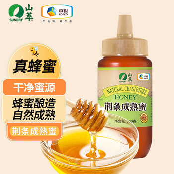 山萃（SUNDRY）中粮出品 纯正蜜500g 成熟蜂蜜  天然酿造 冲饮冲调 营养滋补荆条