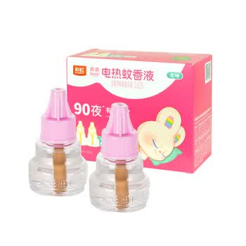彩虹蚊香液 电热蚊香液乖乖特惠双瓶装驱蚊温和不刺激送：维达湿巾2片