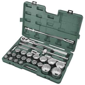 世达（SATA）26件19MM&25MM系列重型套筒组套   09016