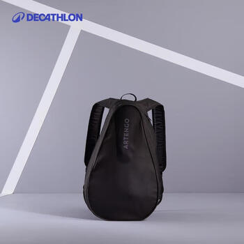迪卡侬（DECATHLON）网球包羽毛球包背包球拍大容量运动包黑色19L4006186