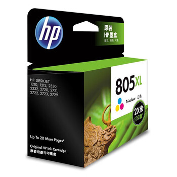 惠普(HP)3YM70AA 805XL 原装大容量彩色墨盒(适用于 HP DESKJET 1210;1212;2330;2332;2720) 惠普(HP)3YM70AA 805XL 原装大容量彩色墨盒(适用于 HP DESKJET 1210;1212;2330;2332;2720)