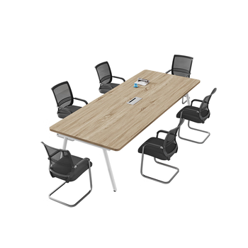 薇泰小型会议桌长条桌会议室工作台培训洽谈办公桌椅组合 4.5米单桌