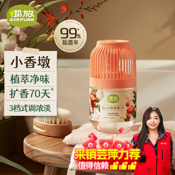 air funk空气清新剂室内香薰香氛小香墩卧室厕所卫生间除臭除味 山楂海棠