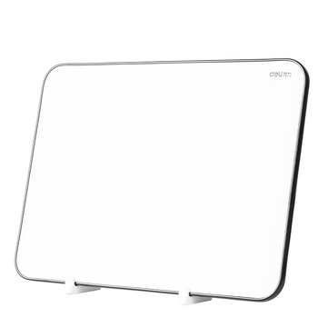 得力（deli）228*305mm桌面手持小白板 可擦写单面桌面写字板 磁性家用教学小黑板记事备忘提示板生日礼物黑