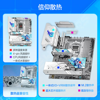ROG STRIX X870-A GAMING WIFI S吹雪主板 支持CPU 9900X3D/9950X3D/9800X3D (AMD X870/socket AM5)  ROG STRIX X870-A GAMING WIFI S吹雪主板 支持CPU 9900X3D/9950X3D/9800X3D (AMD X870/socket AM5)