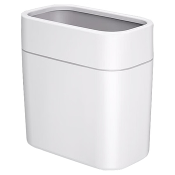 五月花夹缝压圈垃圾桶12.5L大号家用卫生间厕所客厅厨房卧室垃圾桶