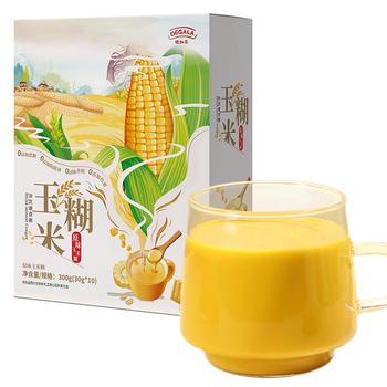 德加乐原为玉米糊900g（300g*3盒）0添加蔗糖0脂肪营养早餐代餐粗粮粥