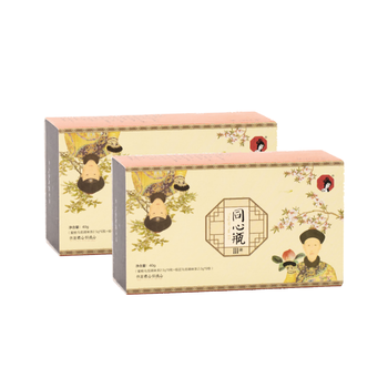 茶颜悦色同心瓶 桂花&蜜桃乌龙 2盒4罐共80g 热泡茶包节日伴手礼物