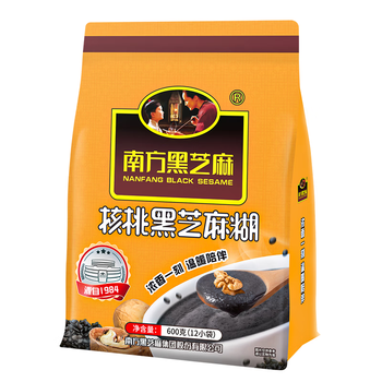 南方黑芝麻 核桃黑芝麻糊600g 五谷粉健身代餐【新老包装随机发货】