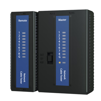 HAILE网线测线仪 电话水晶头多功能测试仪信号通断检测POE带电测试 60V耐烧工程家用诊断仪 HJ-420