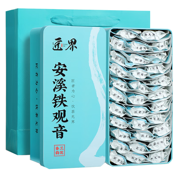 匠界乌龙茶叶安溪铁观音新茶春茶兰花香清香铁观音礼盒装500g中秋送礼