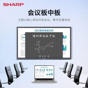 SHARP夏普会议平板一体机65英寸旗舰版  定制款(十三代i5+16G+512G固态  Win11系统) SHARP夏普会议平板一体机65英寸旗舰版  定制款(十三代i5+16G+512G固态  Win11系统)
