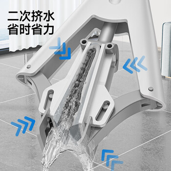 五月花海绵拖把27cm1棉头对折胶棉拖把家用吸水拖布免手洗懒人墩布 五月花海绵拖把27cm1棉头对折胶棉拖把家用吸水拖布免手洗懒人墩布
