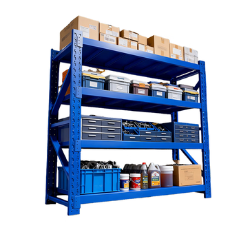 中伟（ZHONGWEI）仓储货架超强承重多层置物架超市货架240KG/层蓝色款200*60*200cm