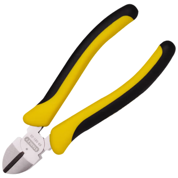 史丹利（STANLEY）德式专业斜嘴钳7”斜口钢丝钳电工偏口钳剪线钳89-582-23