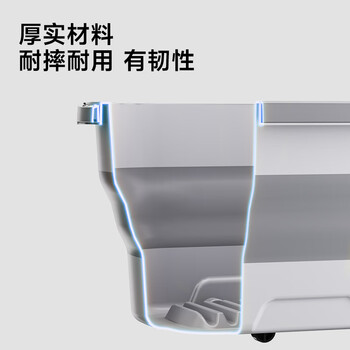 五月花拖把桶大容量清洗桶加厚大号水桶长方形可手提折叠水桶带轮子45cm 五月花拖把桶大容量清洗桶加厚大号水桶长方形可手提折叠水桶带轮子45cm