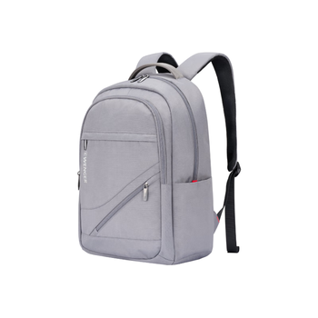 威戈（WENGER）瑞士军刀15.6英寸笔记本电脑包通勤双肩包背包书包男女灰色