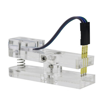 鑫凯辰 测试夹 程序烧录夹 PCB夹具 烧录夹子 编程器烧录器 治具2.54 2.0 3p/3针单排1.5mm 