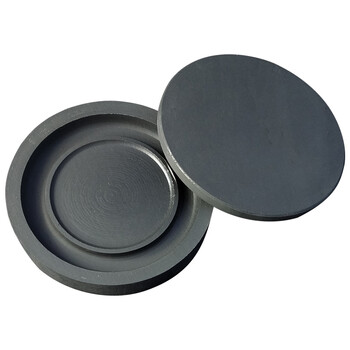 芬尚文房四宝砚台 4寸墨海砚台 天然罗纹石质圆盆砚台 学生毛笔书法绘画练习盛墨汁磨墨用石头砚含盖