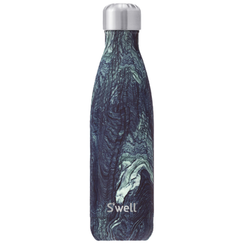 S'WELL保温杯不锈钢保温瓶户外运动水杯男女生礼物藏蓝大理石500ml