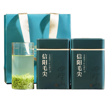 四望山茶叶绿茶信阳毛尖明前嫩芽2025新茶250g特级春茶礼袋节日伴手礼品