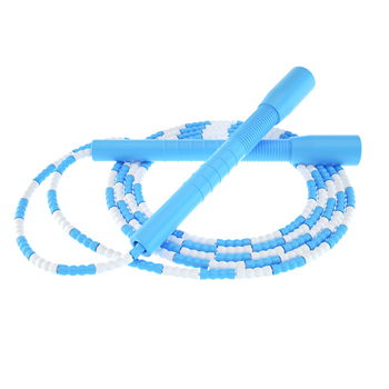 跃动花样竹节跳绳健身运动成人减肥燃脂男女学生专用儿童珠节跳绳