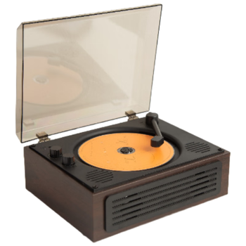 YEARS STAY时光岁月一体式CD机发烧友专辑播放器复古CD播放机唱片机桌面蓝牙音响音箱SG1801胡桃木生日礼物