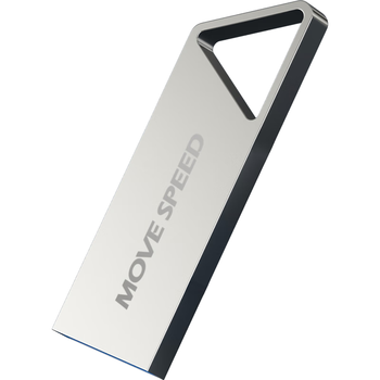 移速（MOVE SPEED）8GB USB2.0 金属U盘 招投标办公学习电脑u盘  防水防尘抗摔小巧便携迷你优盘车载影音 铁三角系列