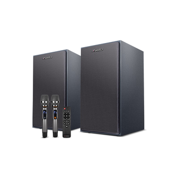 山水（SANSUI）木质电脑蓝牙音响 家用电视K歌智能音箱 家庭客厅ktv音响 卡拉ok会议音响 台式笔记本桌面音响  H5