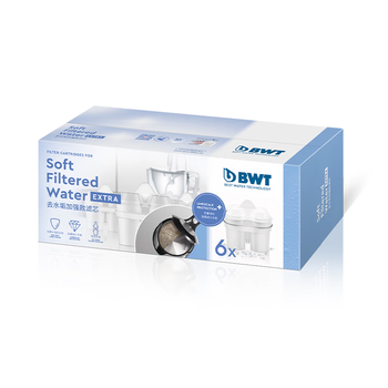 倍世欧洲原装进口第4代去水垢加强款滤芯去垢力提升55% 增强款6只装