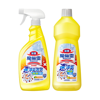 花王（KAO）水垢清洁剂套装1000ml 浴室清洗剂擦玻璃瓷砖去水渍除垢泡沫喷雾