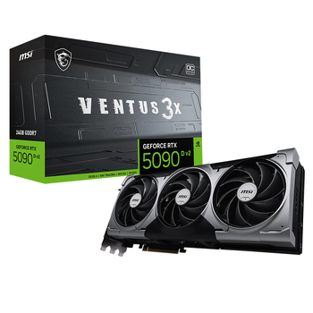 微星(MSI)万图师 GeForce RTX 5090D v2 24G VENTUS 3X OC 电竞游戏设计智能学习独立显卡