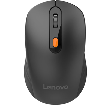 联想（Lenovo） 无线蓝牙双模鼠标 便携办公鼠标 人体工程学设计 适用台式机一体机笔记本平板 Howard黑色
