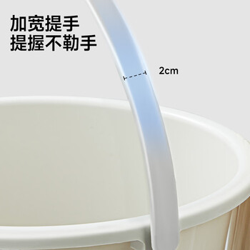 五月花水桶手提19L*1只装大容量洗澡泡脚桶家用洗车桶拖把桶加厚耐用 五月花水桶手提19L*1只装大容量洗澡泡脚桶家用洗车桶拖把桶加厚耐用