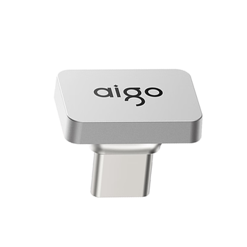 爱国者（aigo）32GB USB2.0车载U盘C1C迷你款 银色 金属Type-C车载u盘 手机电脑通用优盘