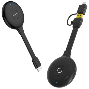 宝疆(BOEGAM)无线投屏器高清传输办公家用同屏苹果安卓华为手机接电视显示投影仪XS1 USB发射器套装