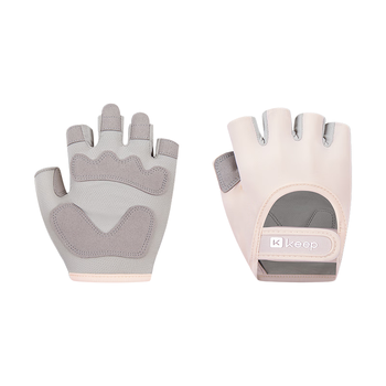 Keep亲肤透气健身手套防滑引体向上单杠撸铁运动器械哑铃骑行 粉M