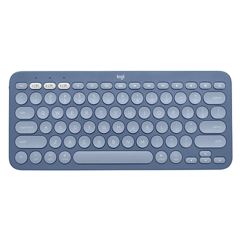 罗技（Logitech）K380 企业级无线蓝牙键盘 办公笔记本平板IPAD电脑键盘 超薄便携 品月蓝 for Mac【团单优惠】