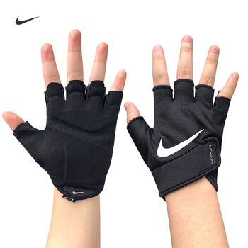 耐克（NIKE）手套男士运动半指骑行训练哑铃器械健身防滑撸铁N1010676091LG