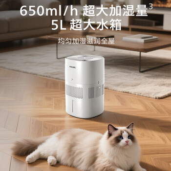 飞利浦(PHILIPS)加湿器家用卧室母婴专用静音除菌无雾空调加湿机鼻炎孕妇婴幼儿小型桌面大容量HU5969 飞利浦(PHILIPS)加湿器家用卧室母婴专用静音除菌无雾空调加湿机鼻炎孕妇婴幼儿小型桌面大容量HU5969