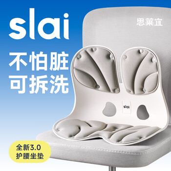 思莱宜腰靠垫护腰靠垫办公室腰托护腰久坐神器人体工学腰垫靠背垫坐姿椅