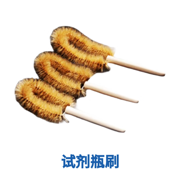 蜀牛 高硼硅橙盖试剂瓶耐高温螺口密封玻璃瓶带盖丝口空瓶子化学实验器材样品瓶 试剂瓶刷 500ml